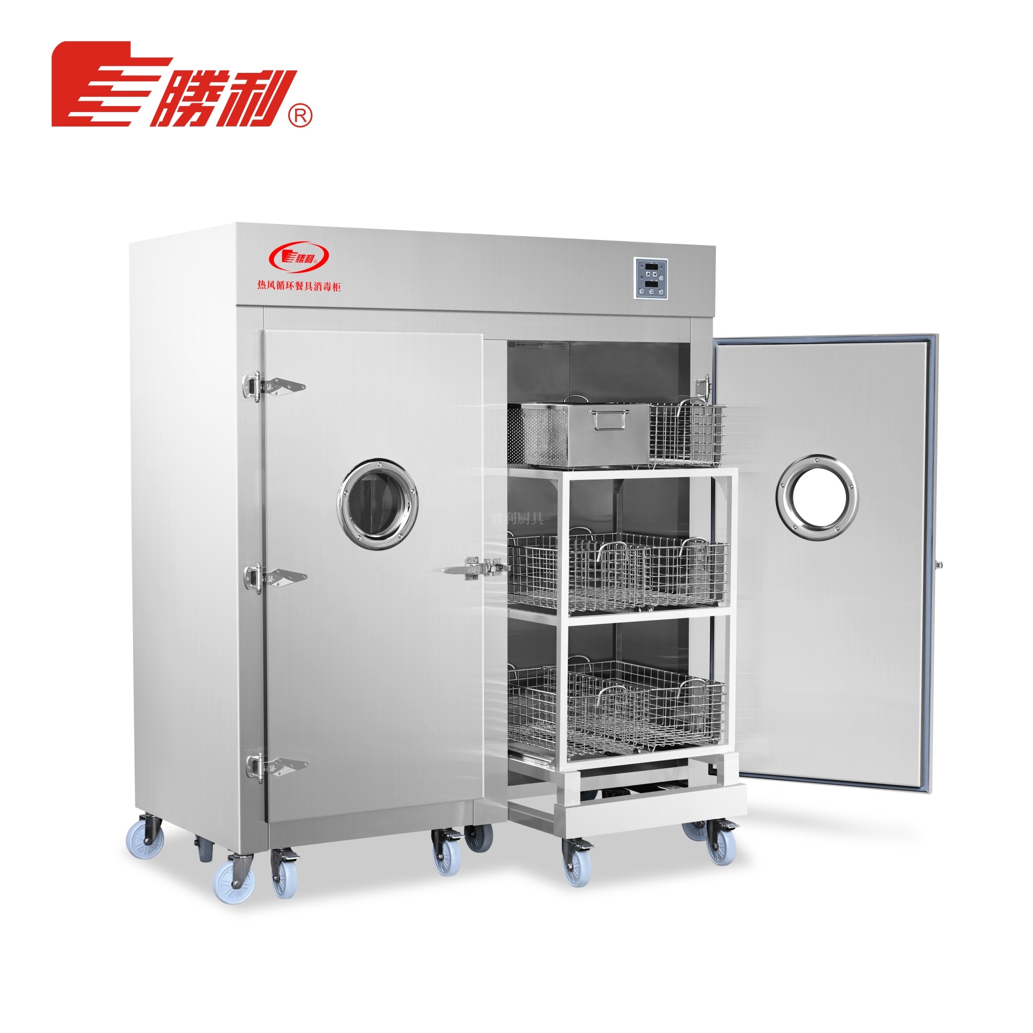 YDCX-9AFH 不锈钢热风循环餐具消毒柜